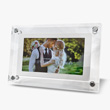 Acryl-Digital-Fotorahmen mit Song oder Video vorinstalliert – 1080p, Lautsprecher, Auto-Rotate